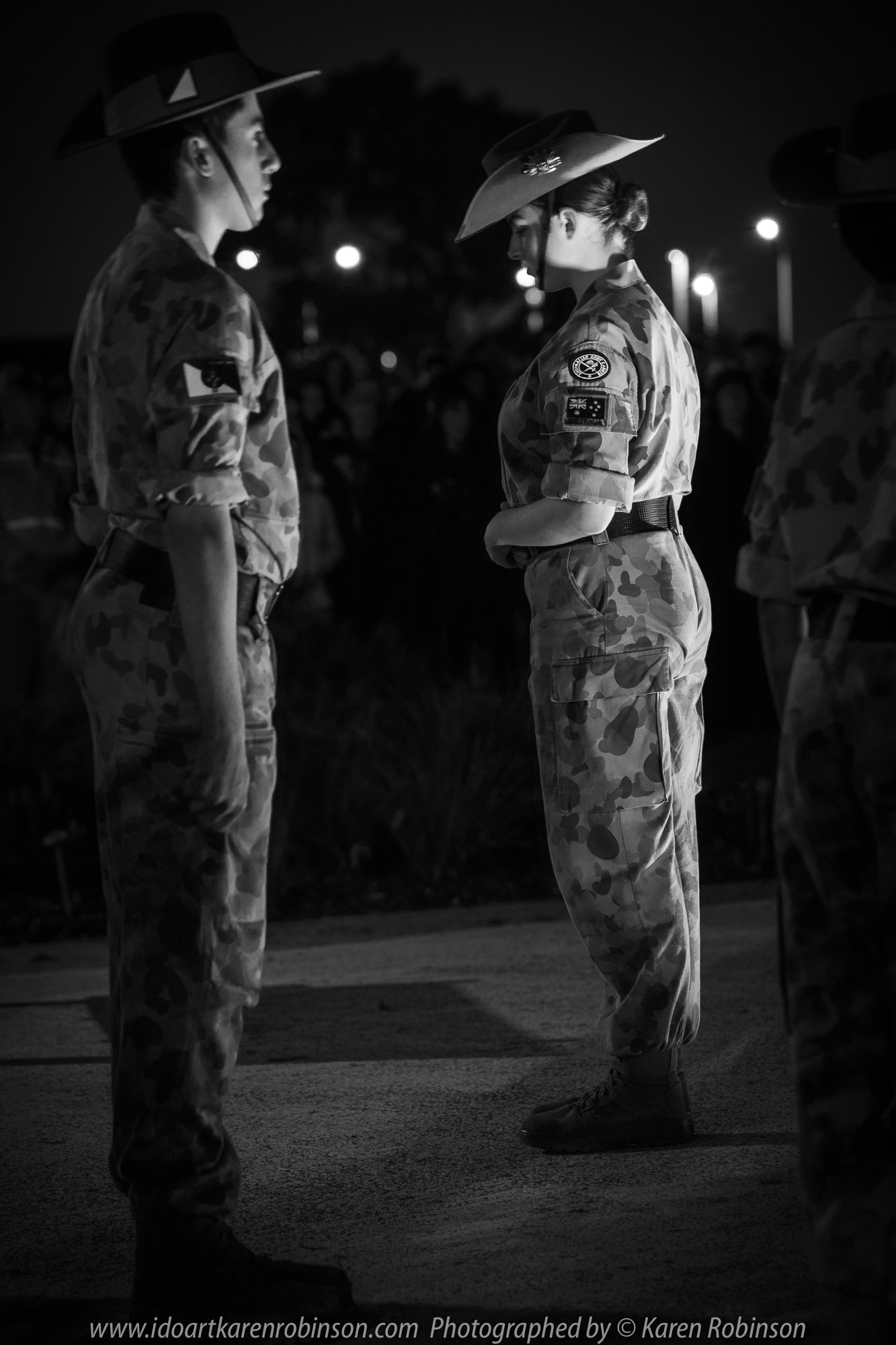 Craigieburn, Victoria - Australia 'ANZAC Day Ceremony Services' Photographed by Karen Robinson Comments - Representing Craigieburn Camera Club, Karen Robinson as one of the photographers at the event.