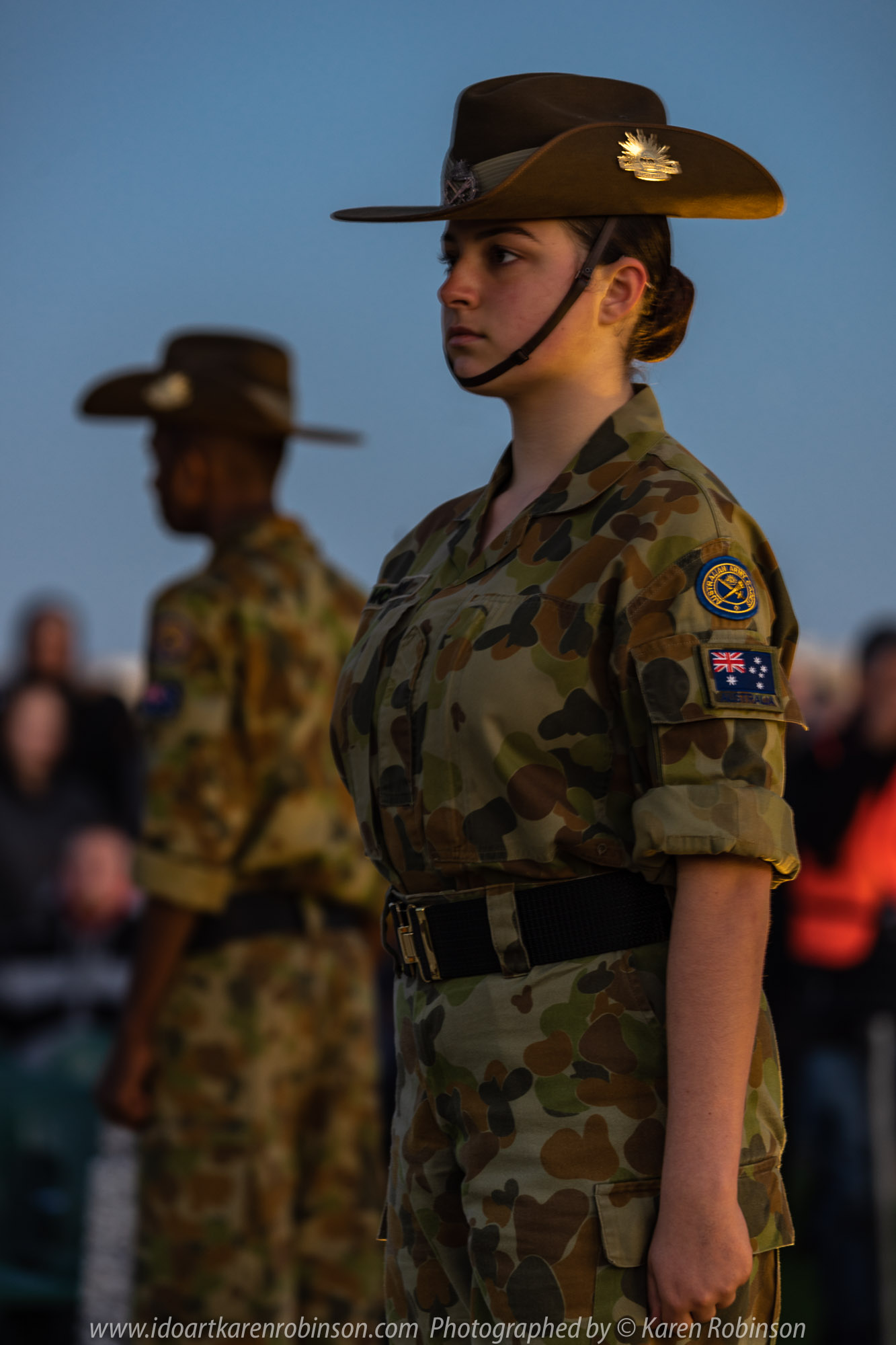 Craigieburn, Victoria - Australia 'ANZAC Day Ceremony Services' Photographed by Karen Robinson Comments - Representing Craigieburn Camera Club, Karen Robinson as one of the photographers at the event.