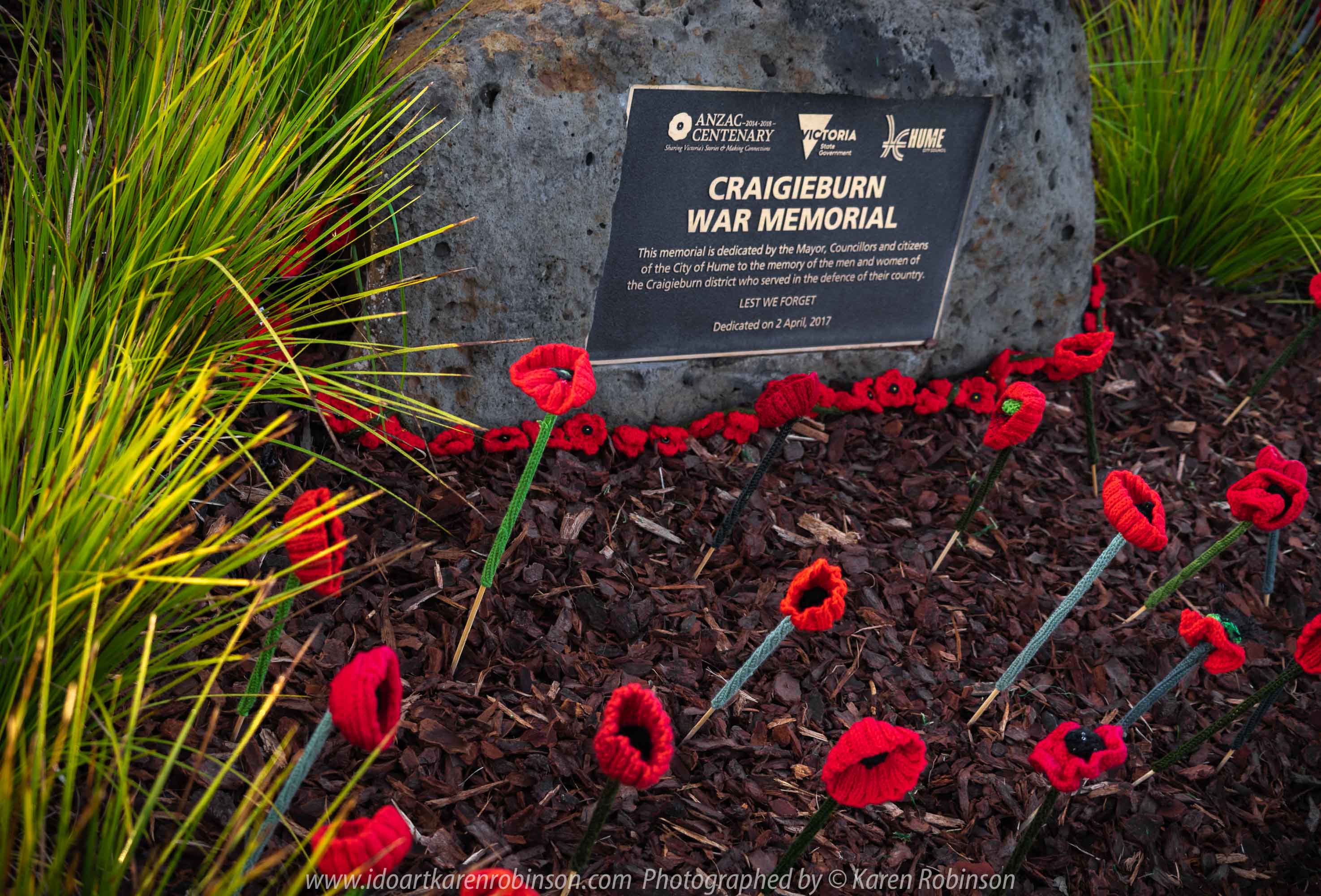 Craigieburn, Victoria - Australia 'ANZAC Day Ceremony Services' Photographed by Karen Robinson Comments - Representing Craigieburn Camera Club, Karen Robinson as one of the photographers at the event.