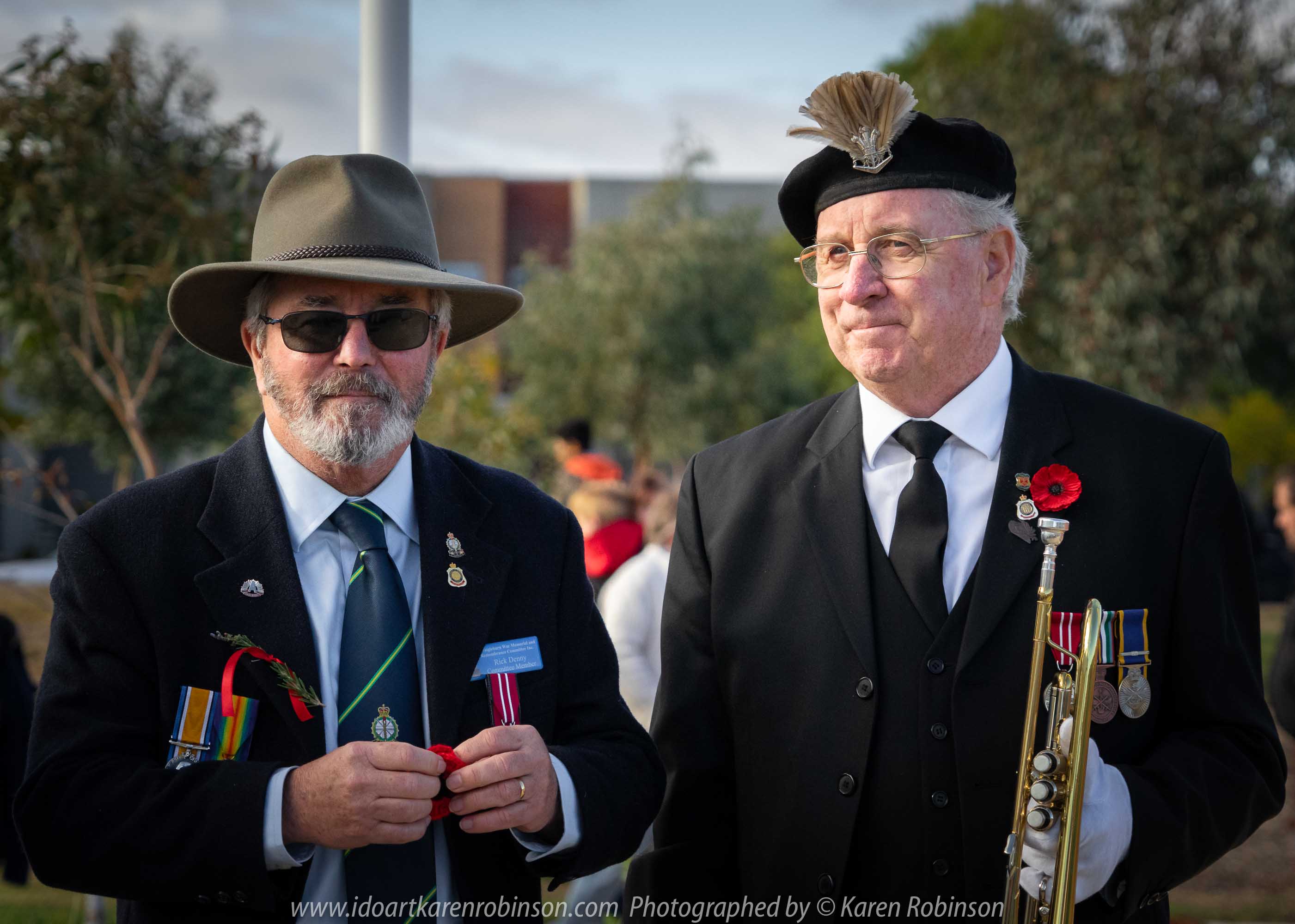 Craigieburn, Victoria - Australia 'ANZAC Day Ceremony Services' Photographed by Karen Robinson Comments - Representing Craigieburn Camera Club, Karen Robinson as one of the photographers at the event.