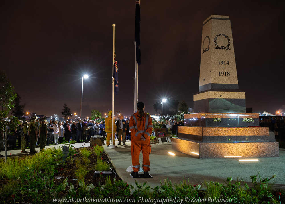 Craigieburn, Victoria - Australia 'ANZAC Dawn Service' Photographed by Karen Robinson April 2018 NB. All images are protected by copyright laws. Comments - For the last three years Craigieburn Camera Club have assisted by taking photos which are donated to the RSL to share with the community. Many local community members were there at 6am Craigieburn ANZAC Park for the Dawn Service - alongside of those who had/have families give their service to their country - Lest we forget...