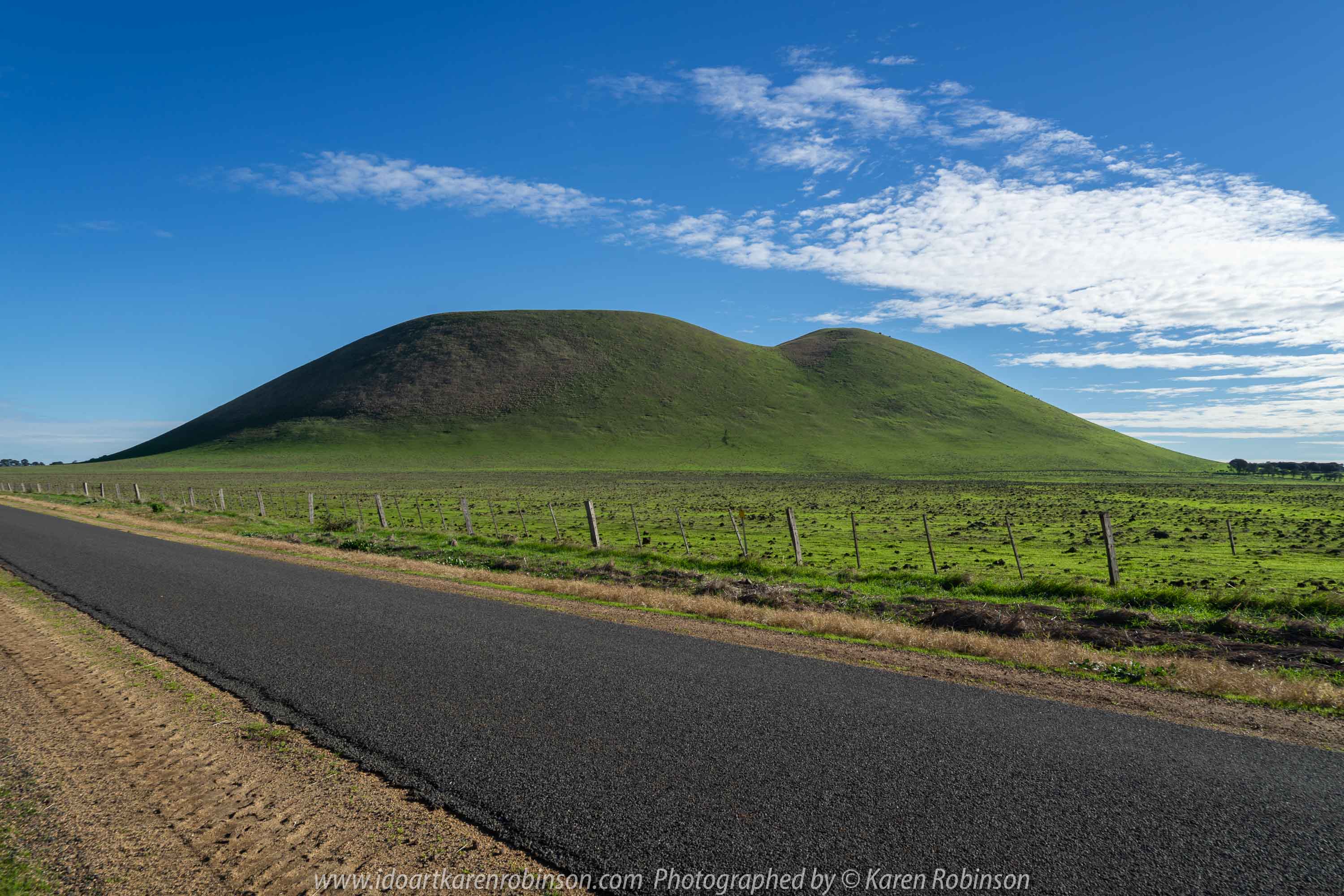 Victoria - Australia 'Mount Elephant - Volcanic Hinterland' Photographed by Karen Robinson June 2019 Comments - Amazing views around the base of Mount Elephant and views from walking tracks on the side and top of Mount Elephant itself.