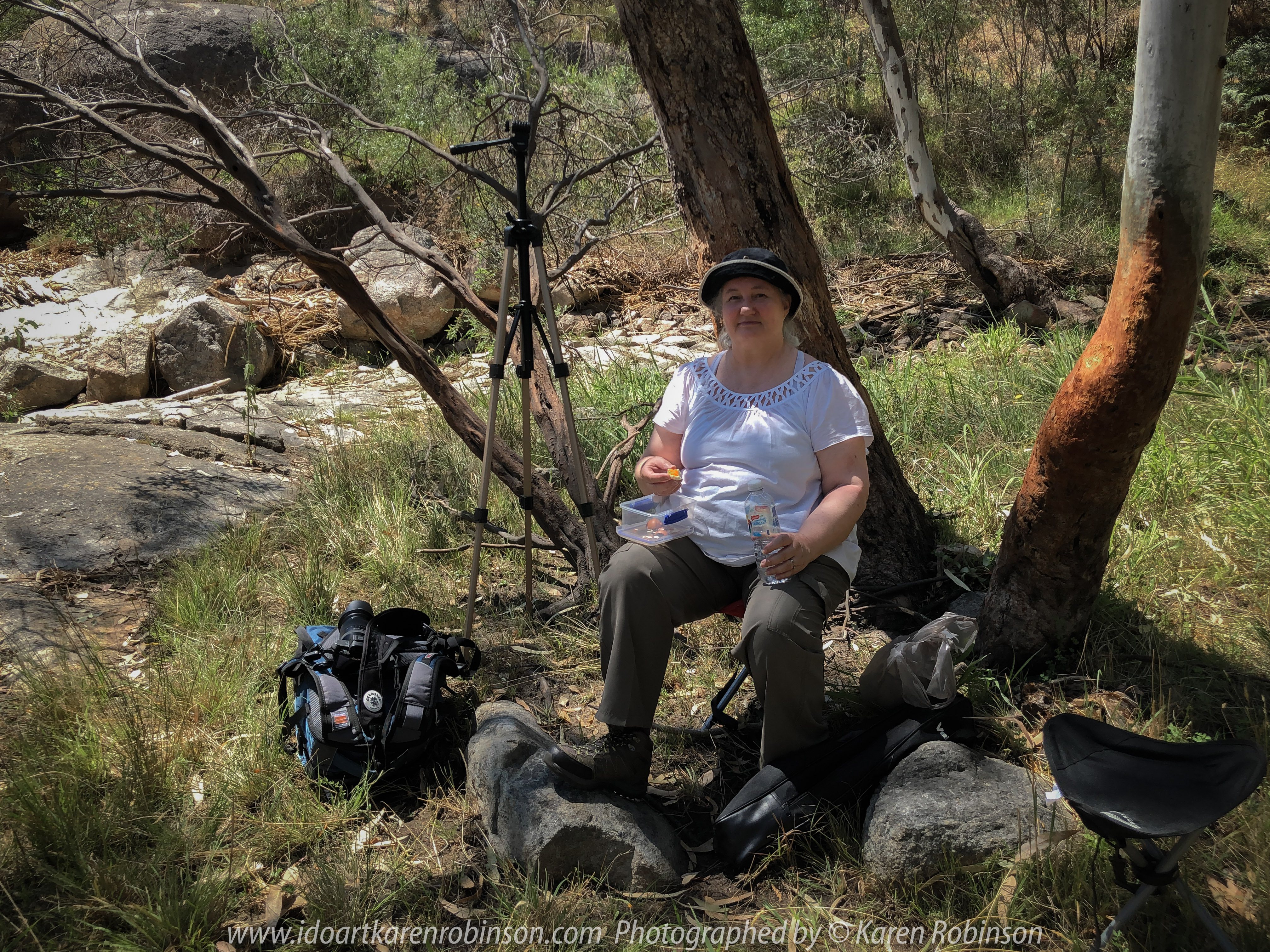 Gooram, Victoria - Australia 'Seven Creeks Wildlife Reserve' Photographed by Karen Robinson Dec 2017 www.idoartkarenrobinson.com NB. All images are protected by copyright laws. Comments: We stopped for lunch amongst the tranquil surroundings of the Seven Creeks and view the Gooram Falls.
