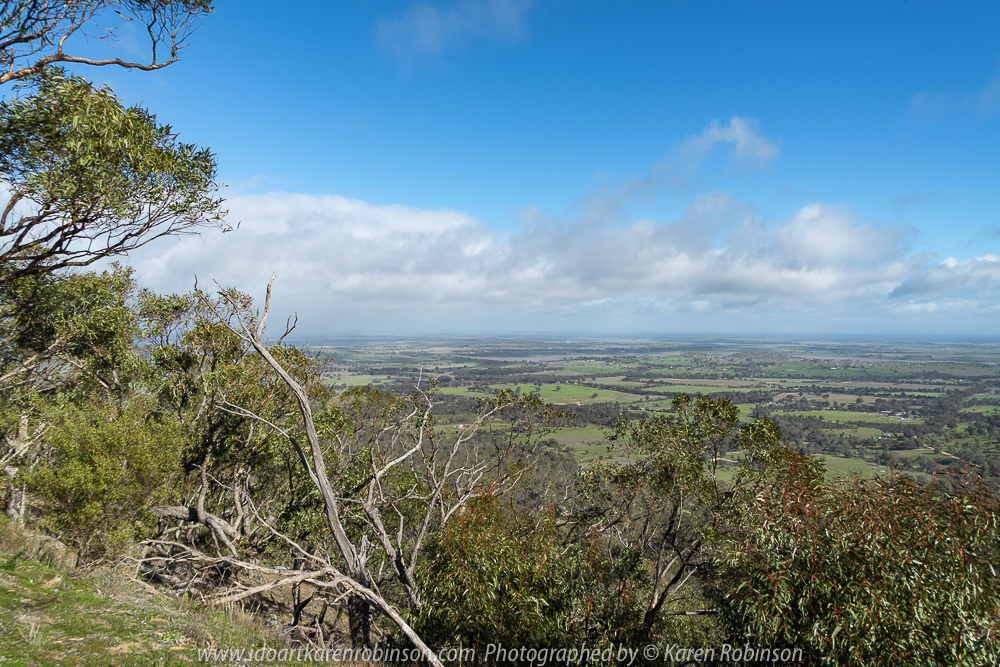 Maldon, Victoria - Australia 'Mount Tarrengower Lookout Region' Photographed by Karen Robinson July 2018 NB All images are protected by copyright laws Comments - These photographs were taken from Mt Tarrengower Road Looking out over Tarrengower on a wildly windy day where the wheather one moment presented as sunny and the next thunderous clouds possessed the wide-open skies.