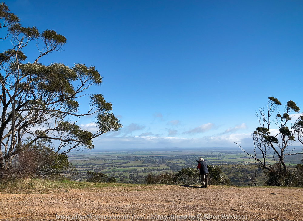Maldon, Victoria - Australia 'Mount Tarrengower Lookout Region' Photographed by Karen Robinson July 2018 NB All images are protected by copyright laws Comments - These photographs were taken from Mt Tarrengower Road Looking out over Tarrengower on a wildly windy day where the wheather one moment presented as sunny and the next thunderous clouds possessed the wide-open skies.