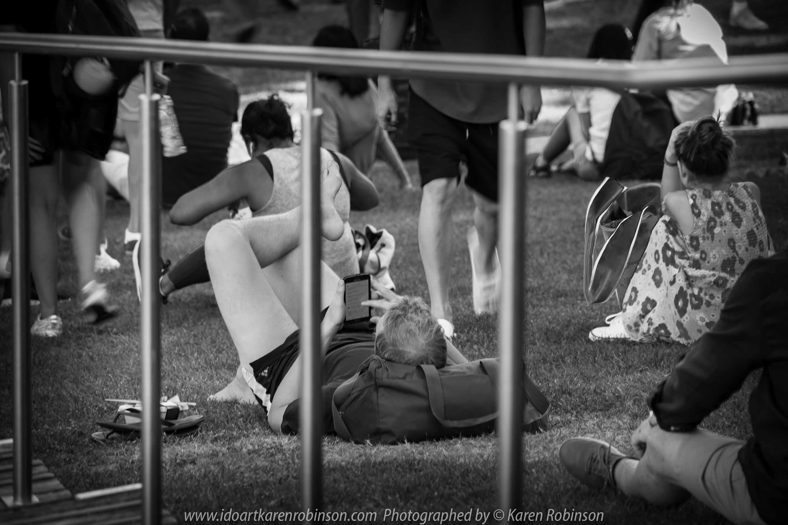 Melbourne, Victoria - Australia 'Hunt 'n' Shoot with CCClub in at Federation Square' Photographed by Karen Robinson February 2019 Comments: Our task as club photographers was to work with a theme being to find a shot with music, reflections, people, angles and movement.