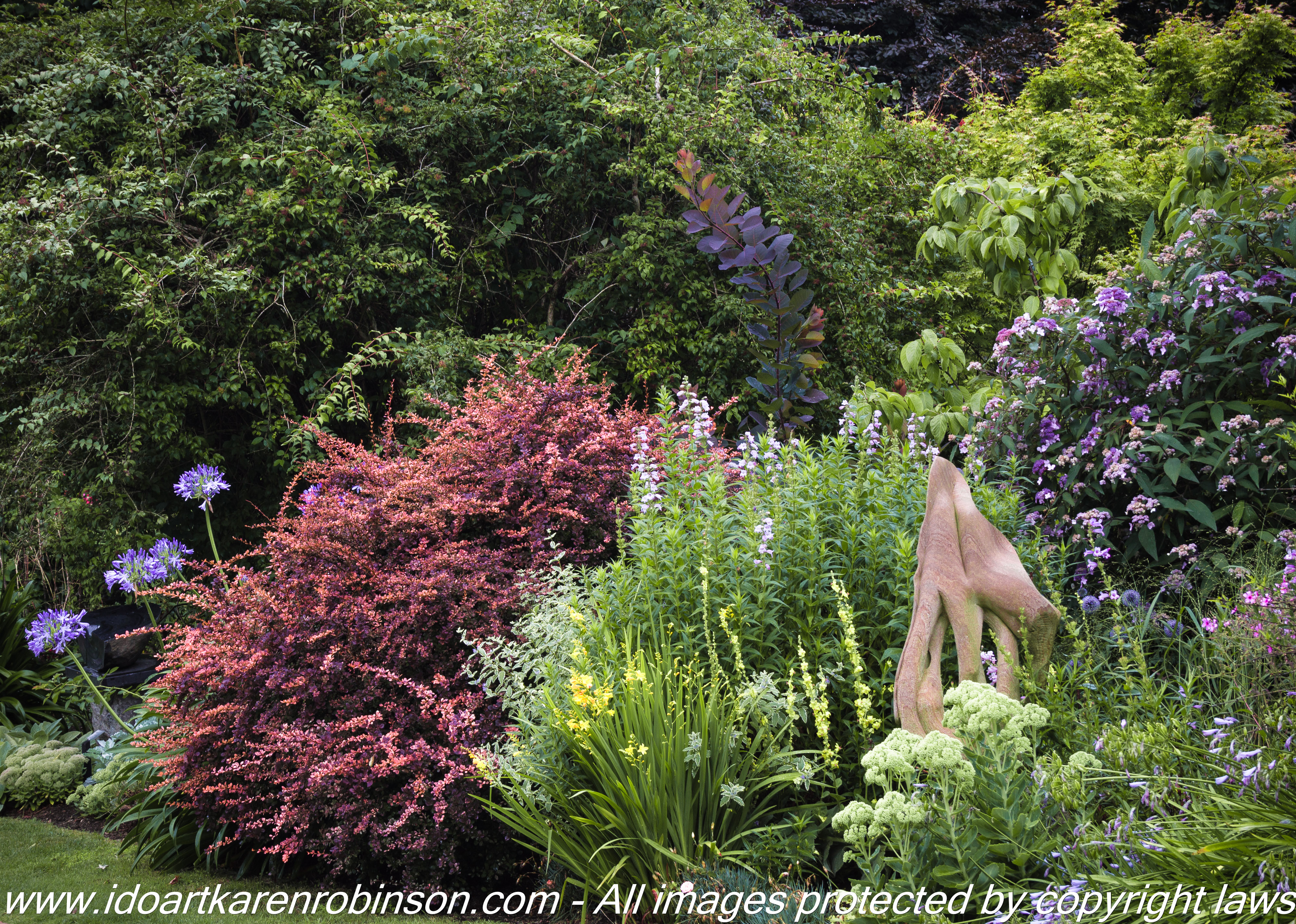 Olinda, Victoria – Australia. Cloudehill Gardens Photographed by ©Karen Robinson www.idoartkarenrobinson.com Feb 2017.