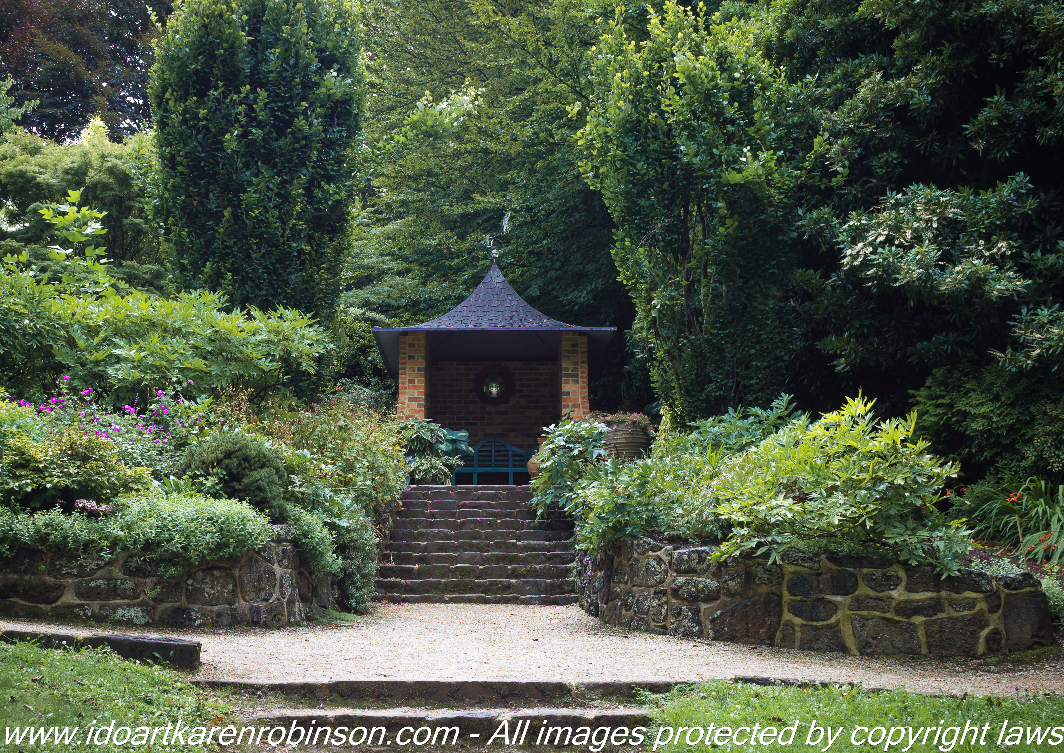 Olinda, Victoria – Australia. Cloudehill Gardens Photographed by ©Karen Robinson www.idoartkarenrobinson.com Feb 2017.