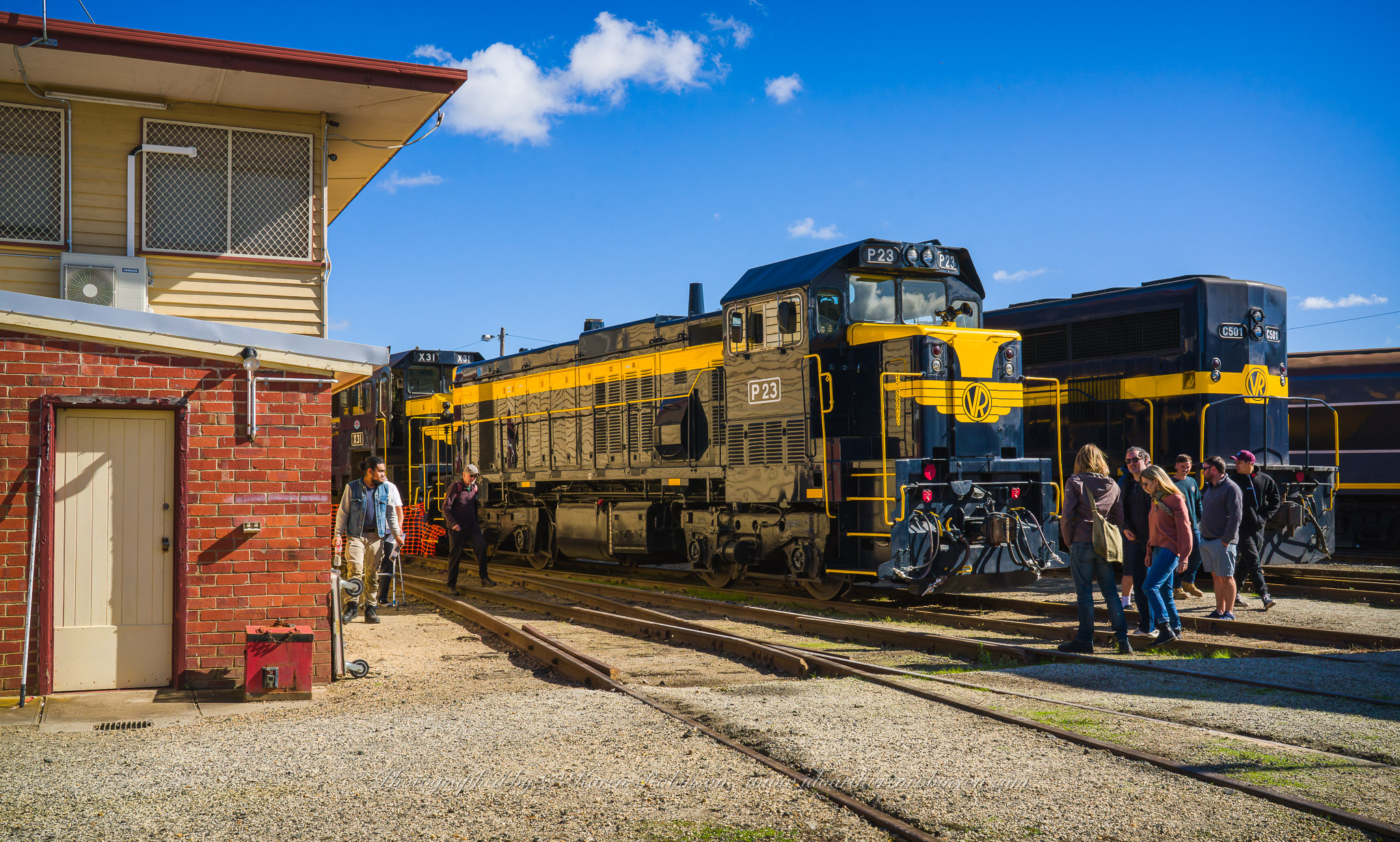 Seymour, Victoria - Australia 'Seymour Railway Heritage Centre Open Day 2023' Photographed by ©Karen Robinson April 2023 Comment: Photograph featuring Railway Heritage Preservation scenes on Open Day 2023.