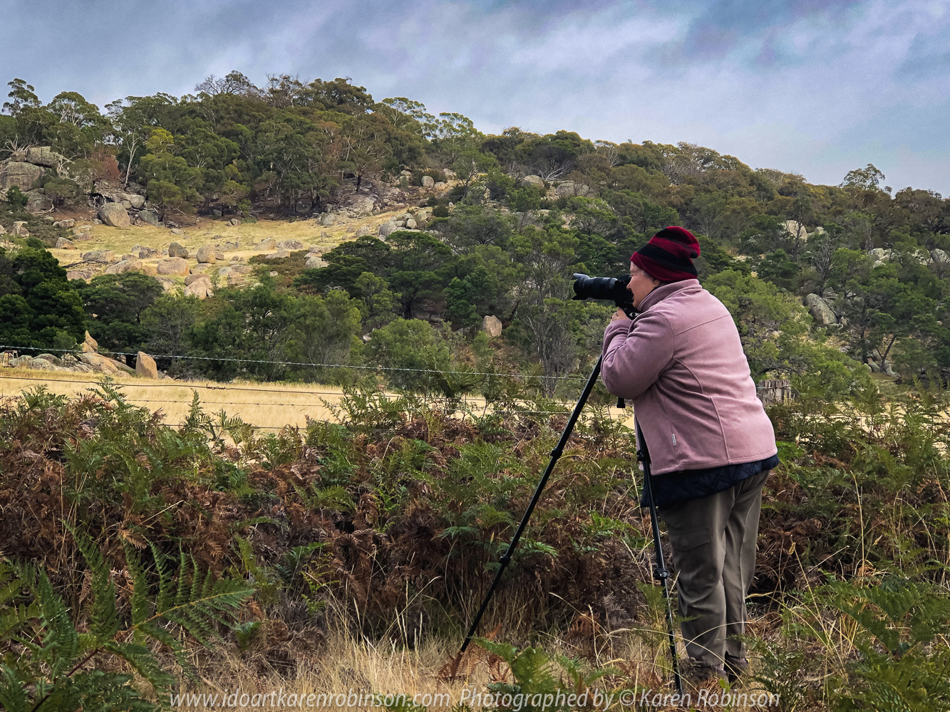 Tooborac, Victoria - Australia 'Zig Zag, Laddenhill Roads and Zochs Lane' Photographed by Mark Robinson April 2021 Comments: Early morning drive through the region at the beginning of Autumn. Photograph featuring Karen Robinson Photographer