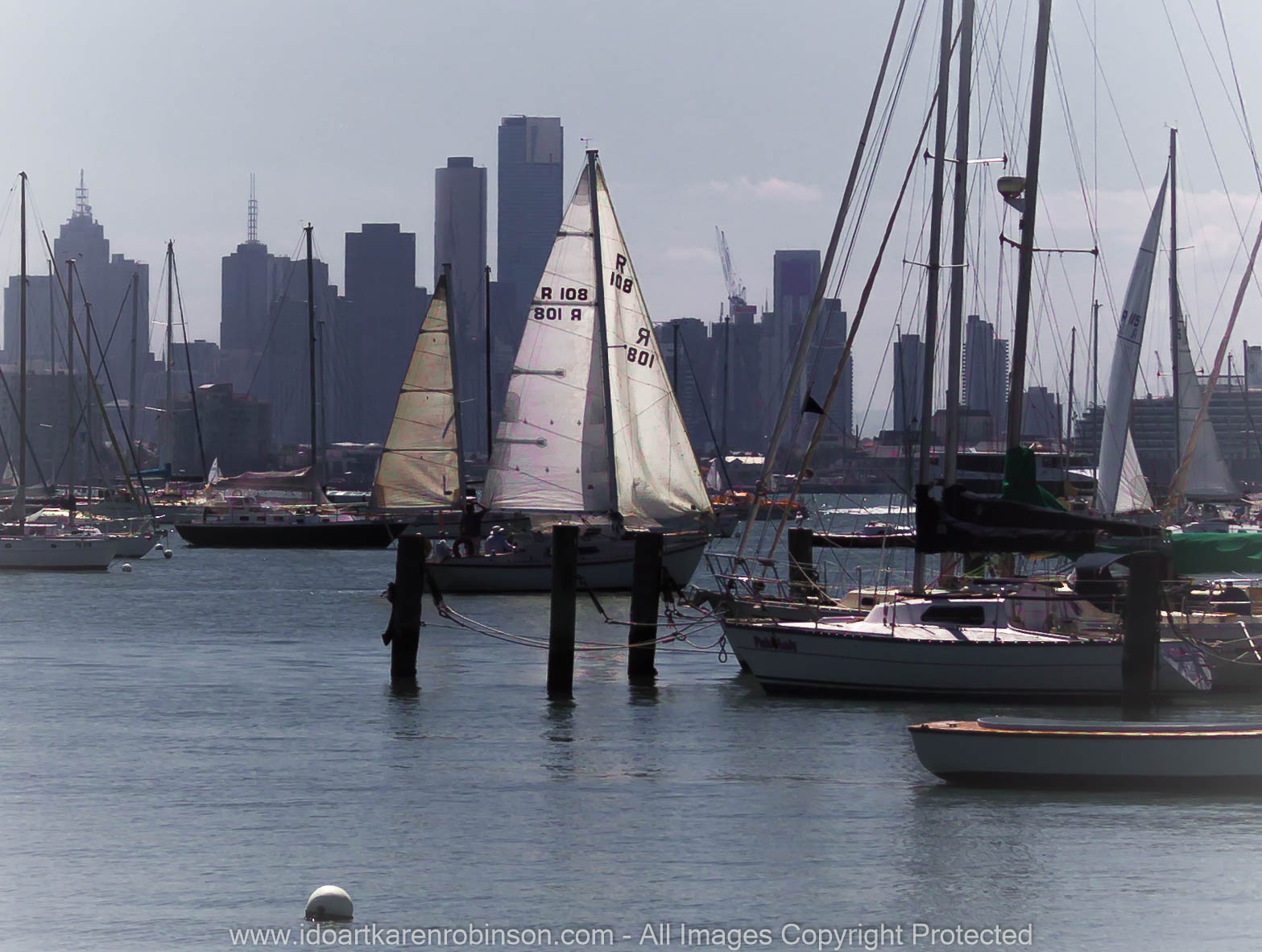 Williamstown, Victoria - Australia 'Port Phillip Bay' Photographed by © Karen Robinson www.idoartkarenrobinson.com Feb 2017